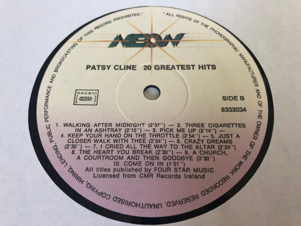 Patsy Cline - Patsy Cline 20 Greatest Hits -