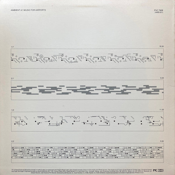 Brian Eno - Ambient 1 (Music For Airports) - 1979