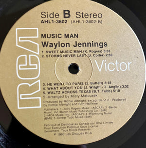 Waylon - Music Man Vinyl Record