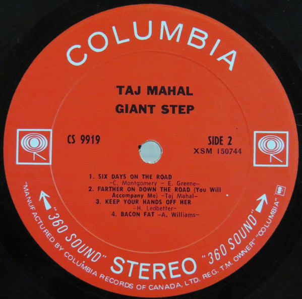 Taj Mahal - Giant Step / De Ole Folks At Home - 1969