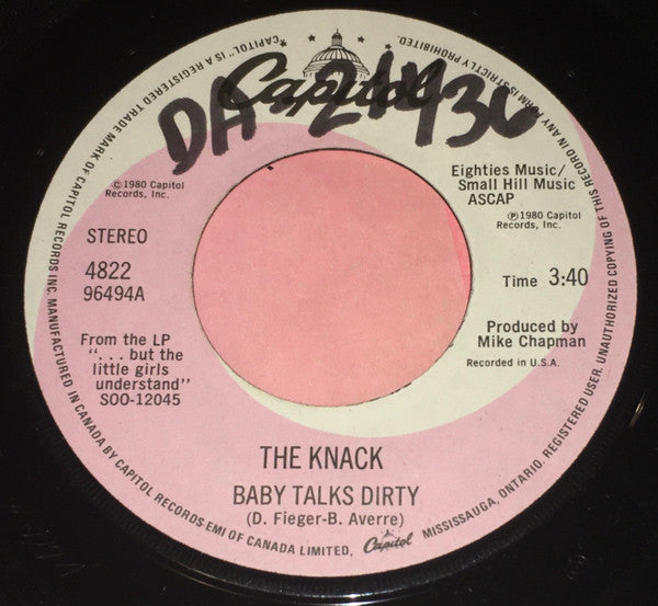 Knack (3), The - Baby Talks Dirty - 1980