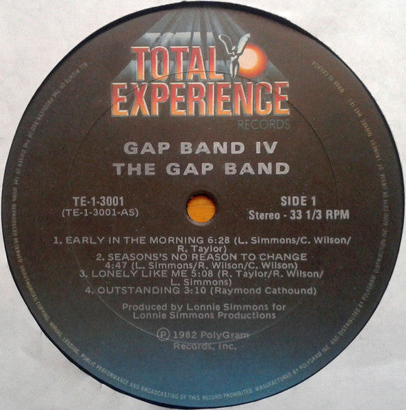 Gap Band, The - Gap Band IV - 1982