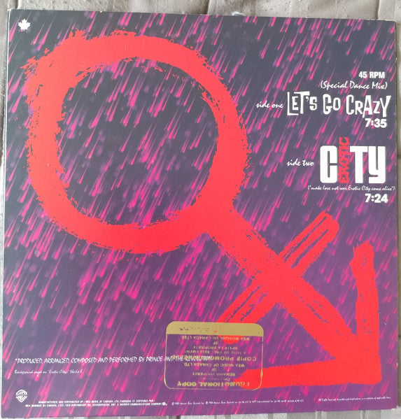 Prince And The Revolution - Let's Go Crazy