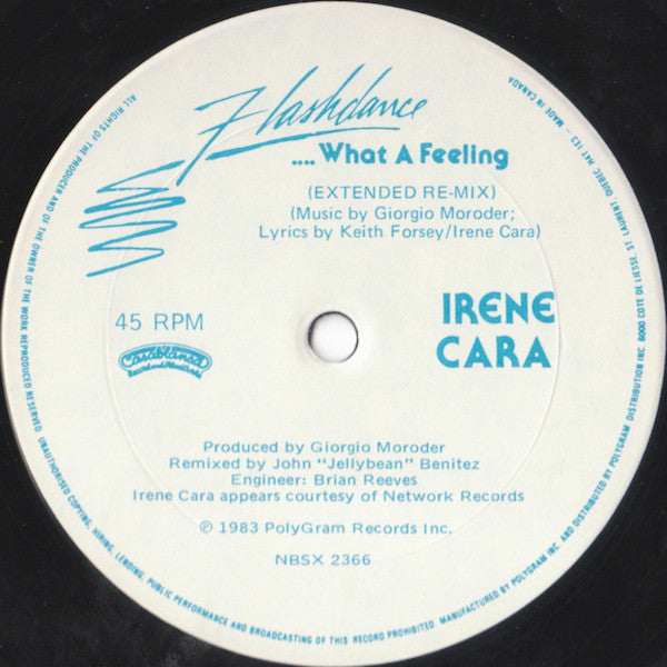 Irene Cara - Flashdance...What A Feeling - 1983