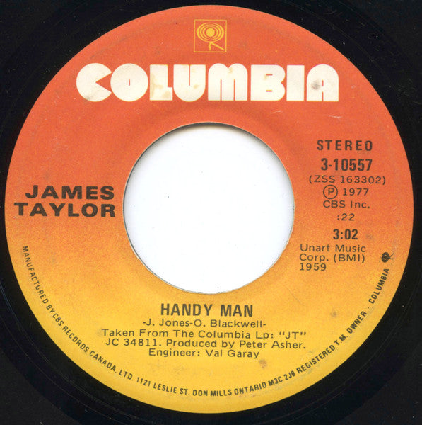 James Taylor - Handy Man - 1977