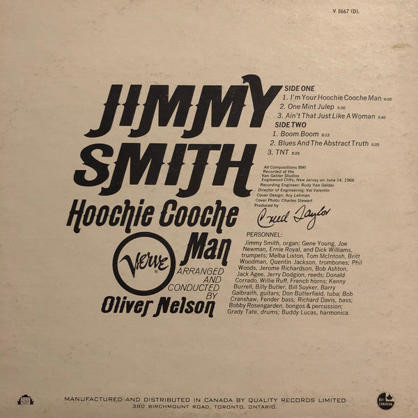 Jimmy Smith - Hoochie Cooche Man - 1966