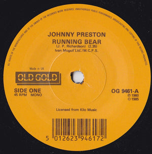 Johnny Preston - Running Bear