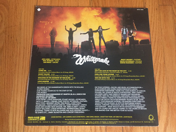 Whitesnake - Live... In The Heart Of The City - 1980