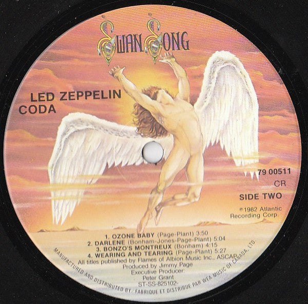 Led Zeppelin - Coda Vinyl Record