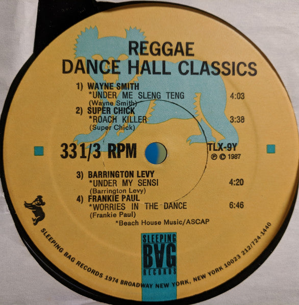 Various - Reggae Dance Hall Classics - 1987