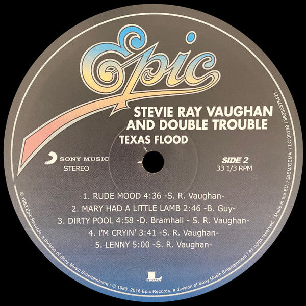 Stevie Ray Vaughan & Double Trouble - Texas Flood - 2017