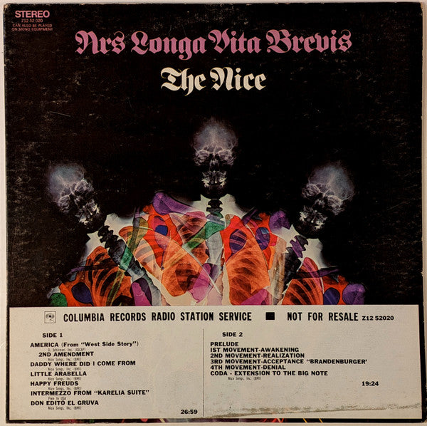 Nice, The - Ars Longa Vita Brevis - 1969