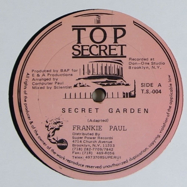Frankie Paul - Secret Garden