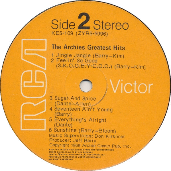 Archies, The - Greatest Hits -