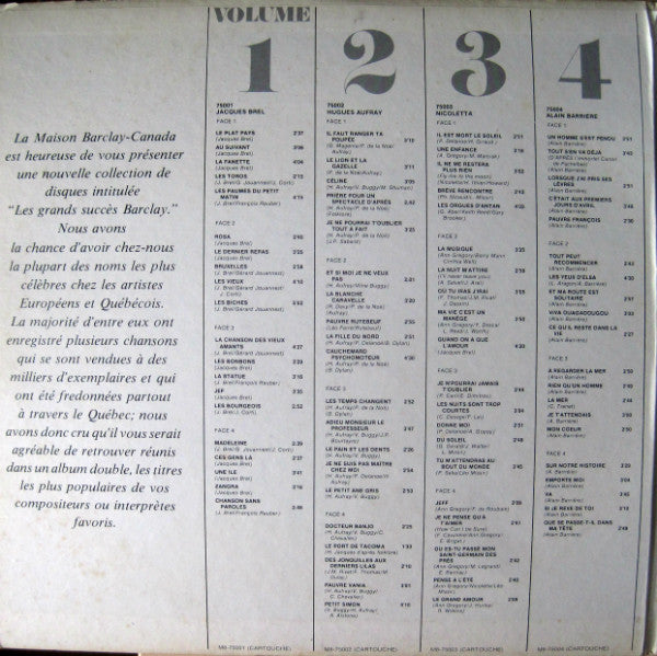 Charles Aznavour - Les Grands Succès Barclay Vol 10 - 1972