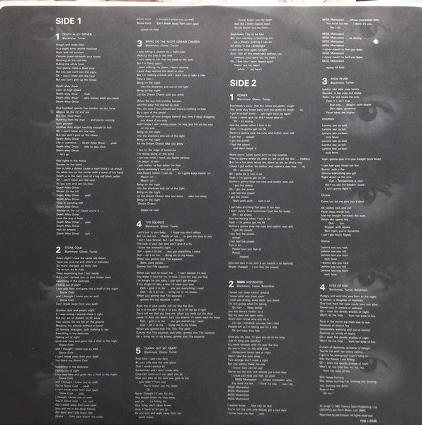 Rainbow - Straight Between The Eyes - 1982
