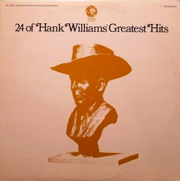 Hank Williams - 24 Of Hank Williams' Greatest Hits