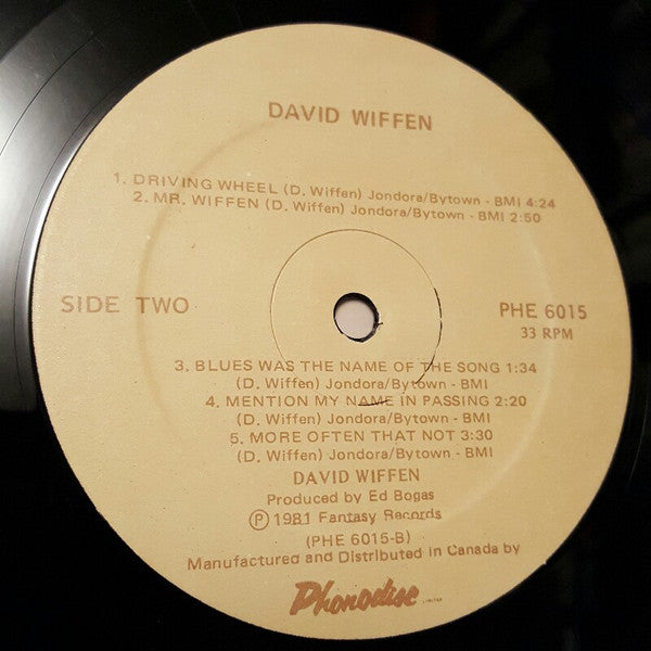 David Wiffen - David Wiffen Vinyl Record