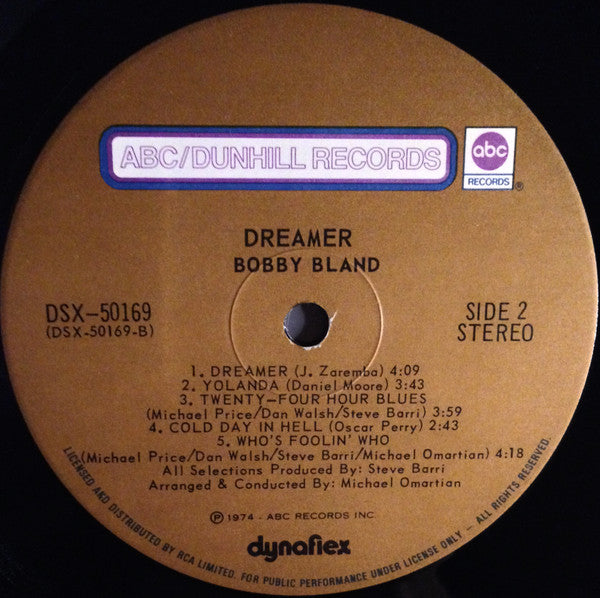 Bobby Bland - Dreamer - 1974
