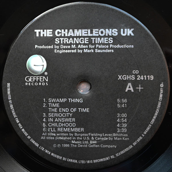 Chameleons, The - Strange Times - 1986