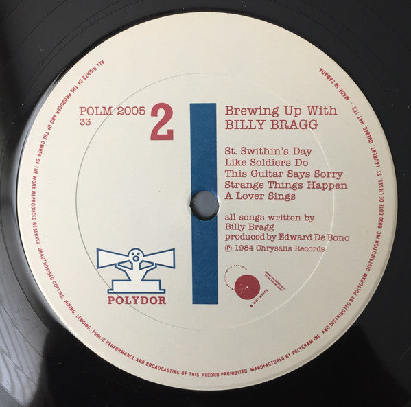 Billy Bragg - Brewing Up With Billy Bragg - 1984
