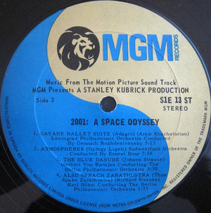 Various - 2001: A Space Odyssey (Music From The Motion Picture Sound Track) - 1968