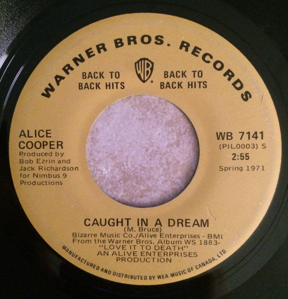 Alice Cooper - Caught In A Dream / Eighteen -