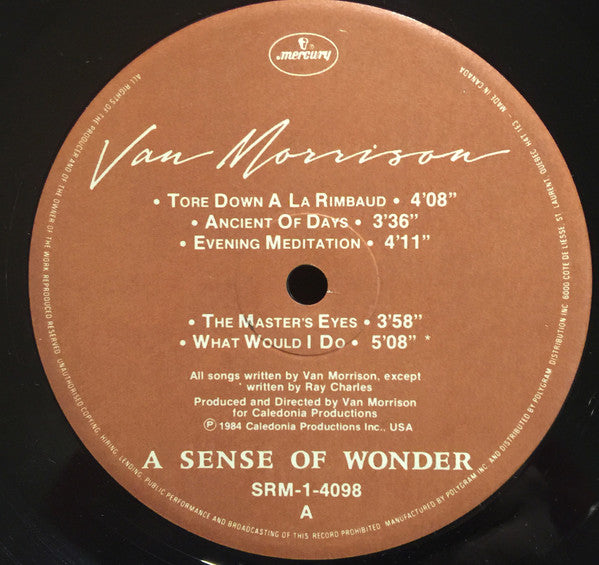 Van Morrison - A Sense Of Wonder