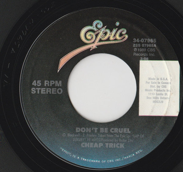 Cheap Trick - Don't Be Cruel - 1988