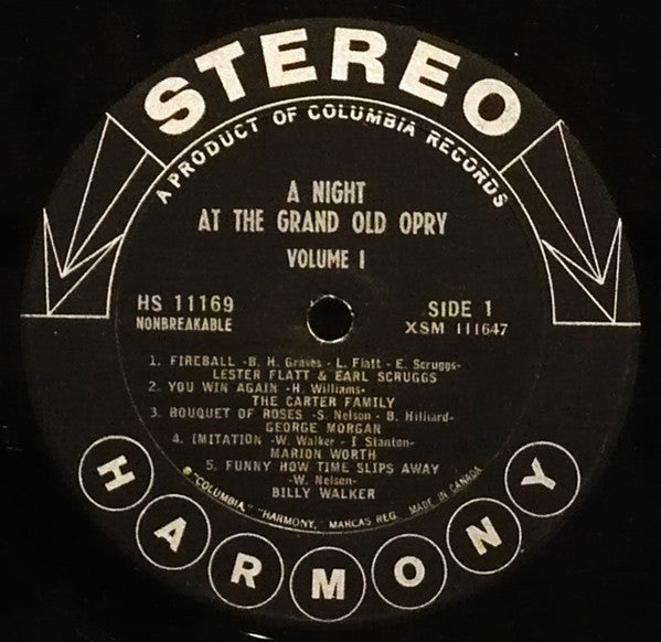Various - A Night At The Grand Old Opry Volume 1 - 1966