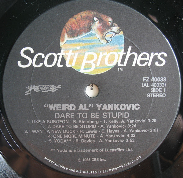 "Weird Al" Yankovic - Dare To Be Stupid - 1985
