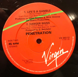 Penetration - Don't Dictate / Free Money / Life's A Gamble / Danger Signs Vinyl Record