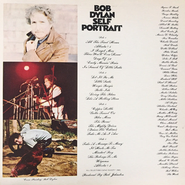 Bob Dylan - Self Portrait Vinyl Record