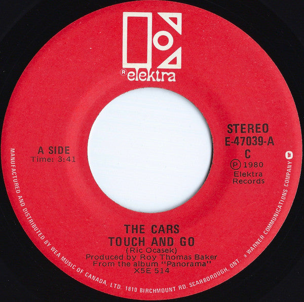Cars, The - Touch And Go - 1980