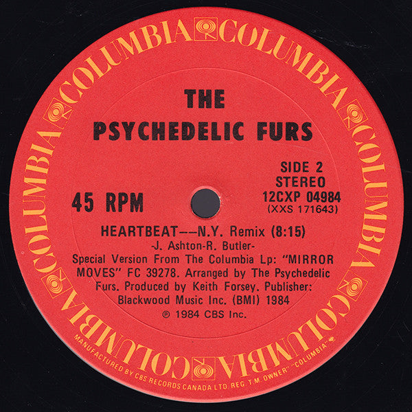 Psychedelic Furs, The - The Ghost In You - 1984