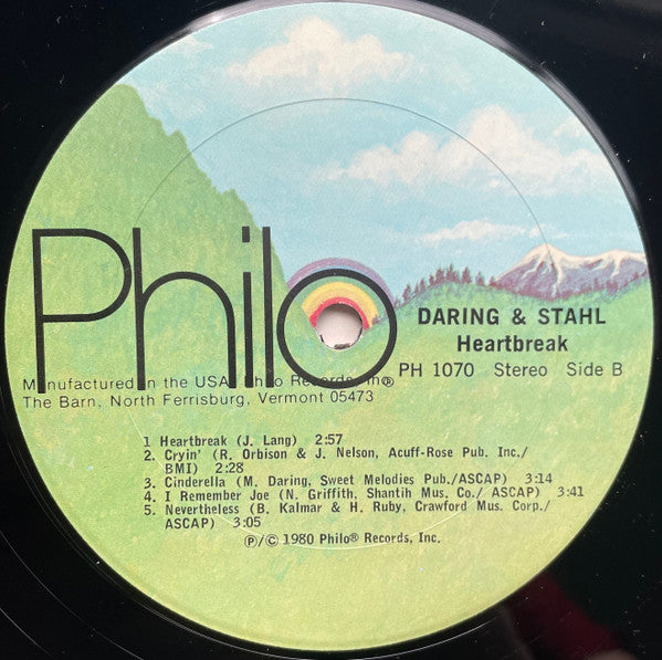 Mason Daring  &  Jeanie Stahl - Heartbreak - 1980