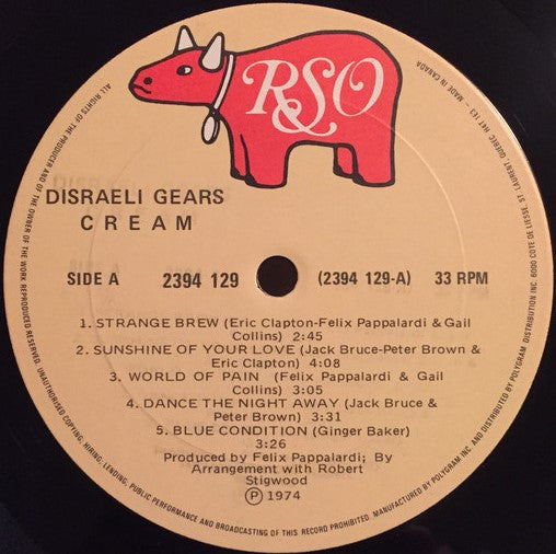 Cream - Disraeli Gears -