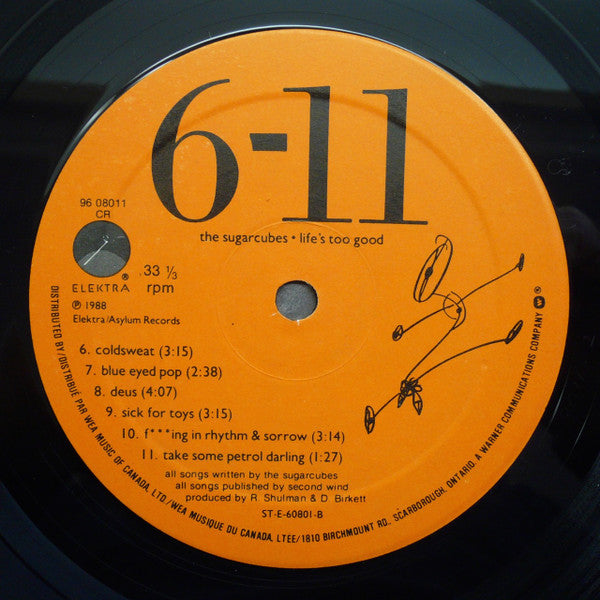 Sugarcubes, The - Life's Too Good - 1988
