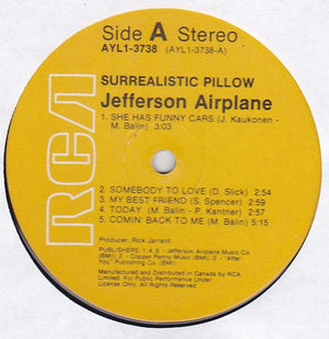 Jefferson Airplane - Surrealistic Pillow 1980 - Quarantunes