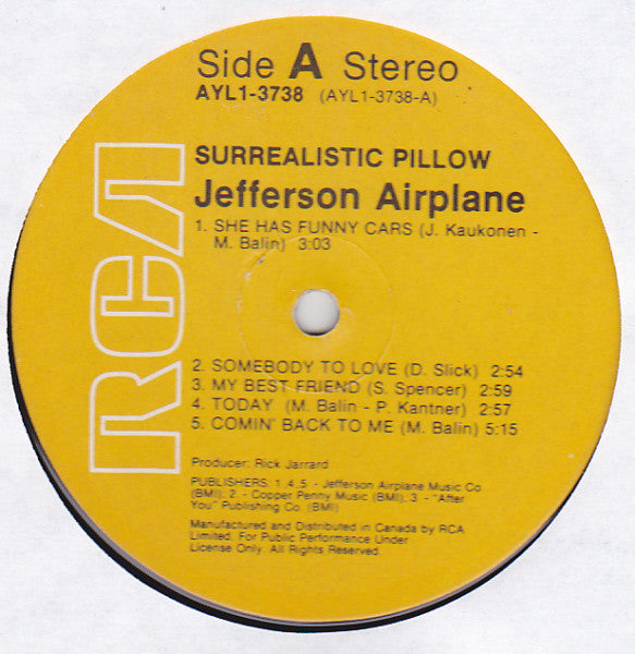 Jefferson Airplane - Surrealistic Pillow