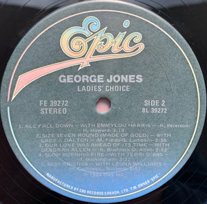 George Jones  - Ladies' Choice Vinyl Record