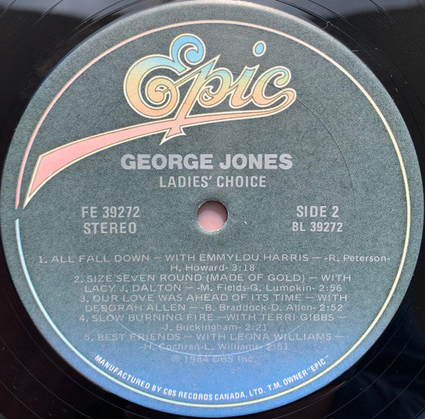 George Jones  - Ladies' Choice Vinyl Record