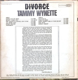 Tammy Wynette - D-I-V-O-R-C-E Vinyl Record