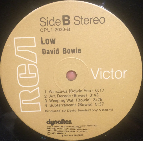 David Bowie - Low - 1977