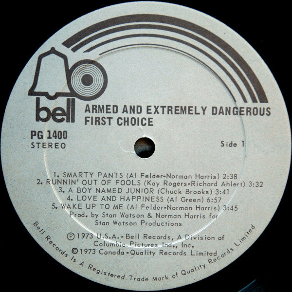 First Choice - Armed And Extremely Dangerous -