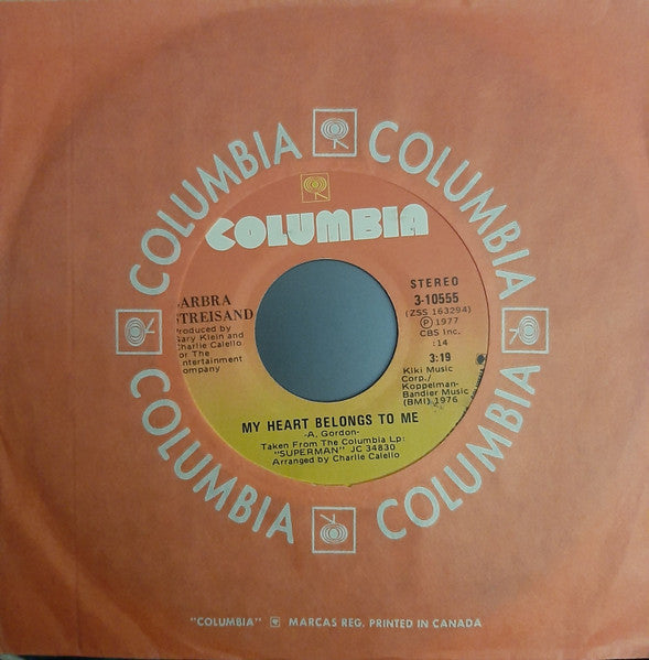 Barbra Streisand - My Heart Belongs To Me - 1977