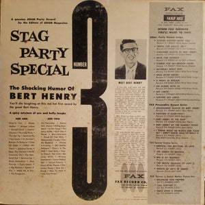 Bert Henry - The Shocking Humor Of Bert Henry