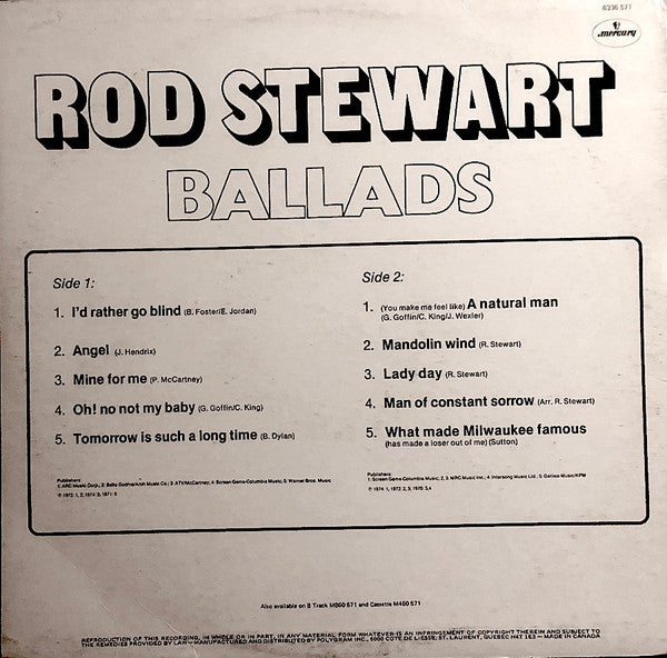 Rod Stewart - Ballads - 1975