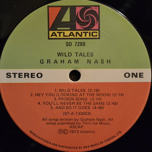 Graham Nash - Wild Tales - 1973