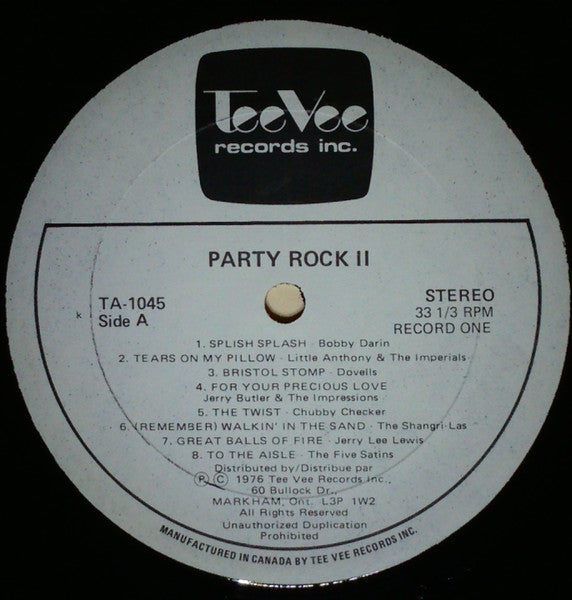 Various - Party Rock II - 1976